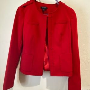 Ann Taylor red blazer